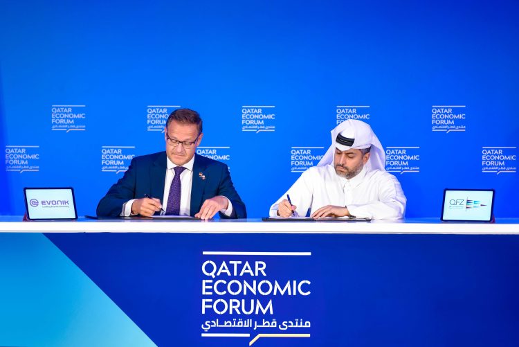 QFZ and Evonik Sign MoU at Qatar Economic Forum – Aiming to Explore Investment Opportunities in Qatar