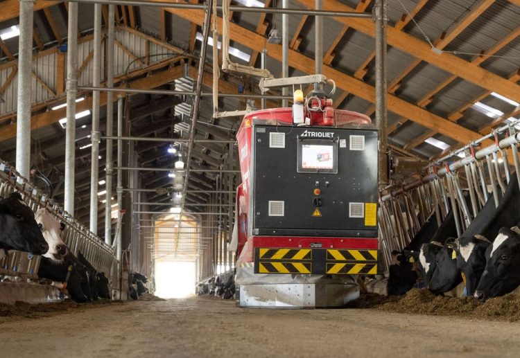 The feeding system Triomatic pays for itself through labor and energy savings