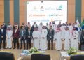 Tanmiah Signs Three Strategic MoUs to Advance Saudi Green Goals and Launches Region’s First Geothermal-Cooled Poultry FacilityTanmiah Food Company, one of the Kingdom’s leading vertically integrated poultry and food producers, signed three Memorandums of Understanding (MoUs) with Schneider Electric, Strataphy, and Kayes Arabia to fast-track its decarbonization journey and enhance energy efficiency across its operations. The signing ceremony was held during the First Annual Saudi Agri-Food Tech Alliance (SAFTA) Forum at the Ministry of Environment, Water and Agriculture (MEWA) headquarters in Riyadh, under the patronage of His Excellency, Mansour Almushaiti, the Vice Minister of MEWA. The Forum brought together industry leaders, policy makers, researchers, and innovators in sustainable food and agriculture in the Kingdom. The ceremony was also attended and addressed by Dr. Abdulaziz Al Malik, Deputy Minister for Research & Innovation. At the event, Tanmiah’s Chief Strategy Officer, Mr. Abbas Khan presented Tanmiah innovative solutions including use of IoT and AI in logistics and farming operations. In addition, the presentation covered successful trials on use of alternative feed grown locally to replace imported feed items. The three partnerships reflect Tanmiah’s long-term commitment to advancing climate action and contributing to Saudi Arabia’s Vision 2030 sustainability objectives. As part of the agreement with Schneider Electric, Tanmiah will develop a comprehensive carbon inventory assessment and set measurable emission reduction targets under the Science Based Targets initiative (SBTi) framework, including FLAG (Forest, Land and Agriculture) guidance. The project also aims to enhance supply chain decarbonization by engaging key suppliers in capacity-building exercises and implementation support. In parallel, the collaboration with Strataphy, a Saudi start up, will see the deployment of geothermal cooling systems at Tanmiah’s Shaqrah Facility, marking the region’s first geothermal-cooled poultry operation. Operated under Strataphy’s Cooling as a Service (CaaS) model, the system offers a scalable, low-carbon solution for sustainable poultry production. Meanwhile, the MoU with Kayes Arabia focuses on converting diesel-powered equipment at Tanmiah’s farms and processing plants to Liquefied Petroleum Gas (LPG) systems. The project is designed to lower carbon emissions, improve efficiency, and reduce operational costs associated with diesel fuel. Zulfiqar Hamadani, CEO of Tanmiah Food Company, said: “This represents a defining moment in Tanmiah’s sustainability journey. We are uniting technology, innovation, and strategic collaboration to turn climate ambitions into real and measurable outcomes and bottom-line impact, supporting Vision 2030 and contributing to a cleaner, more efficient food production ecosystem.” Through these initiatives, Tanmiah reaffirms its leadership in sustainable food production and its commitment to Saudi Arabia’s environmental transformation, advancing a future where innovation and sustainability move hand in hand.