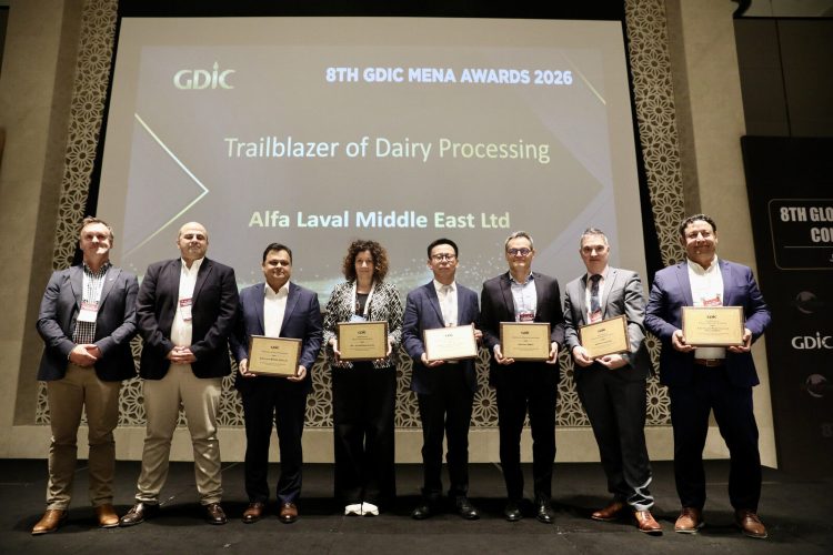 Alfa Laval Middle East Receives “Trailblazer of Dairy Processing” Award at the Global Dairy Innovation Conference 2026