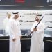 Sheikh Ahmed Al Sharqi Visits Tasleeh Pavilion at Abu Dhabi International Hunting & Equestrian Exhibition